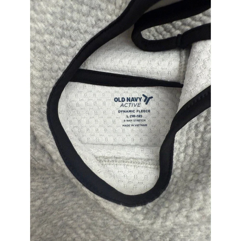 Old Navy Dynamic Fleece Textured Active Pullover Hoodie Size Large (10-12)